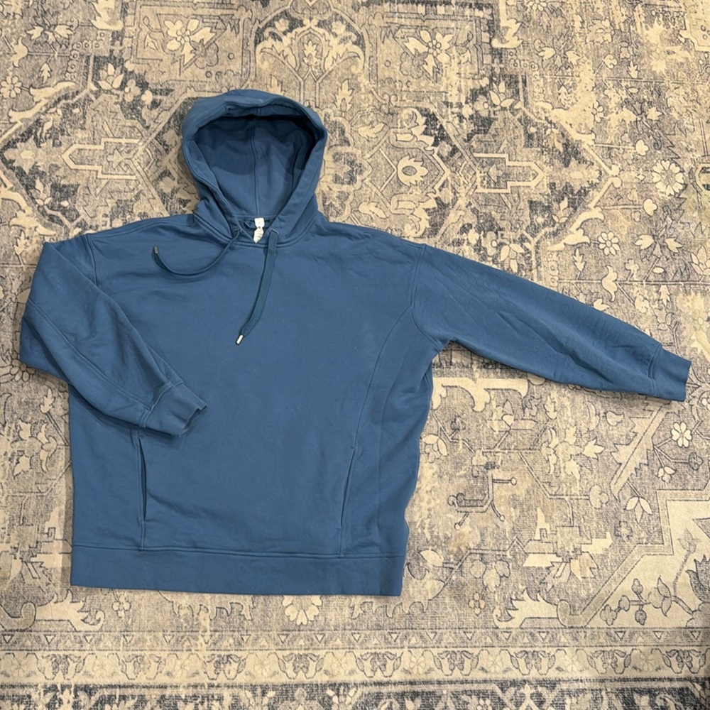 Lululemon Perfecrly Oversized Hoodie Sweatshirt size 8 Blue